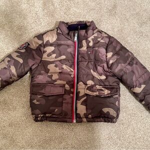 Tommy Hilfiger Kids Camouflage Puffer Jacket